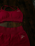 Essentials Shorts Seamless Dark Red