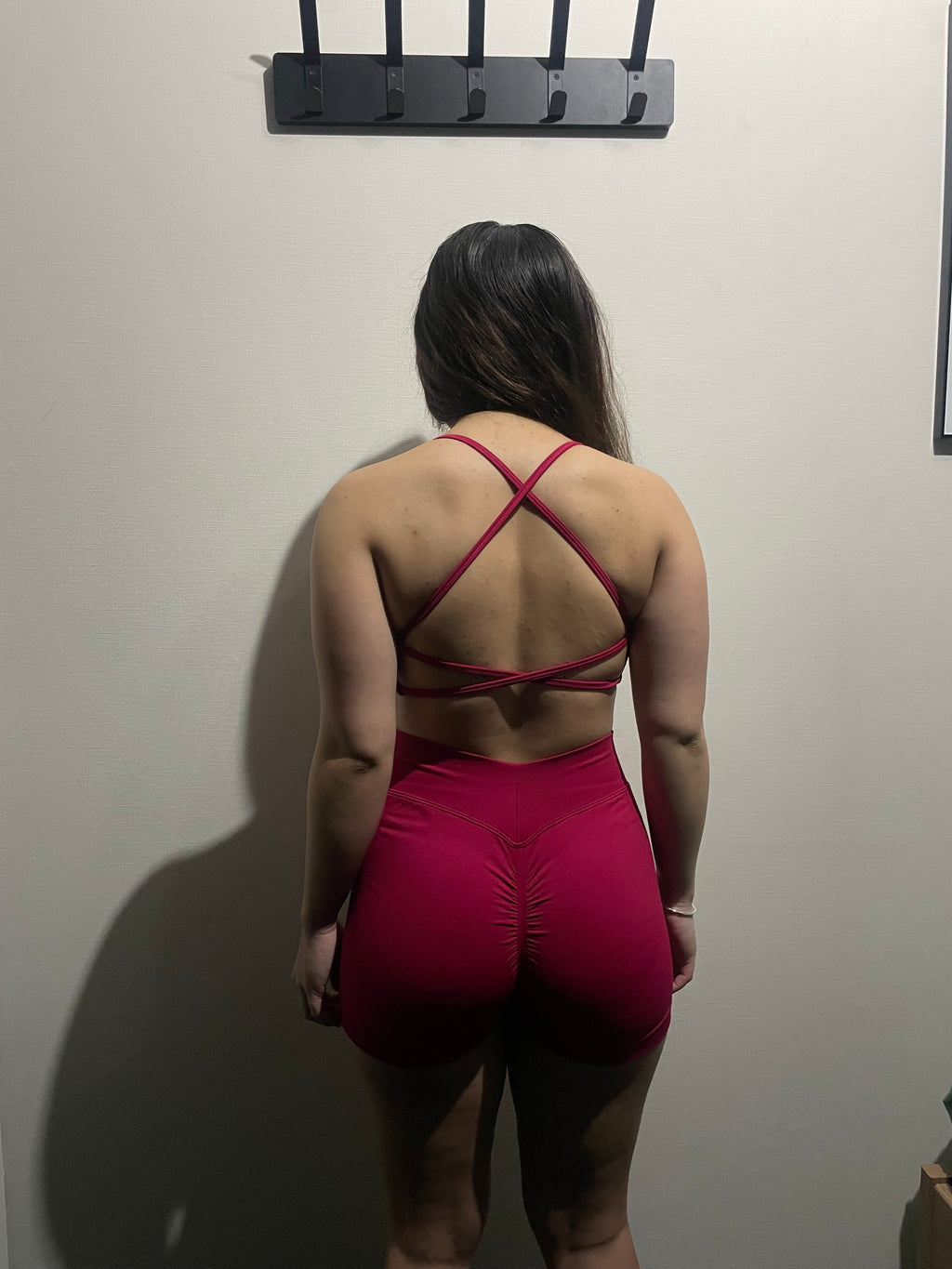 Essentials Bra Seamless Dark Red