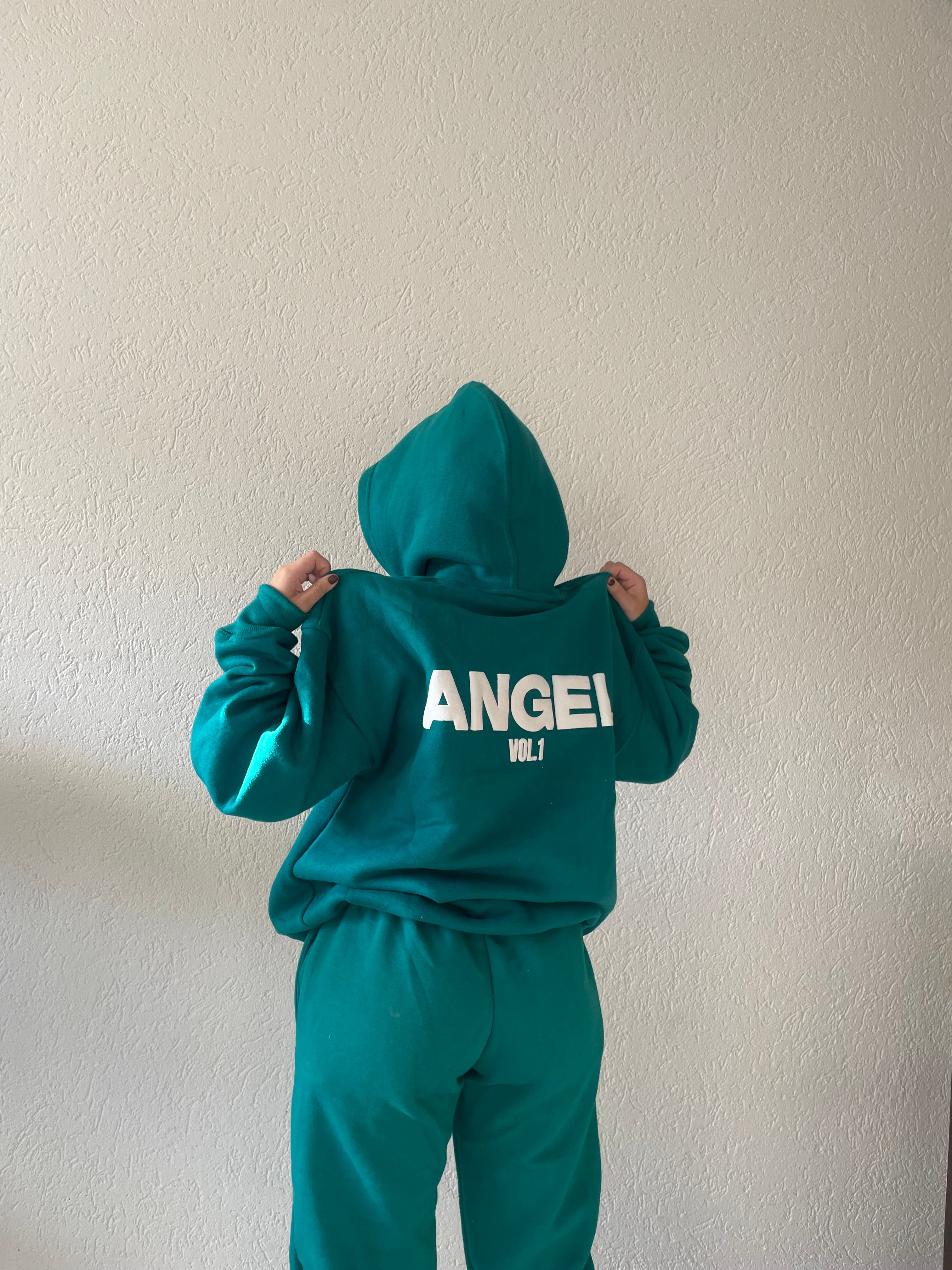 Angel Hoodie Green