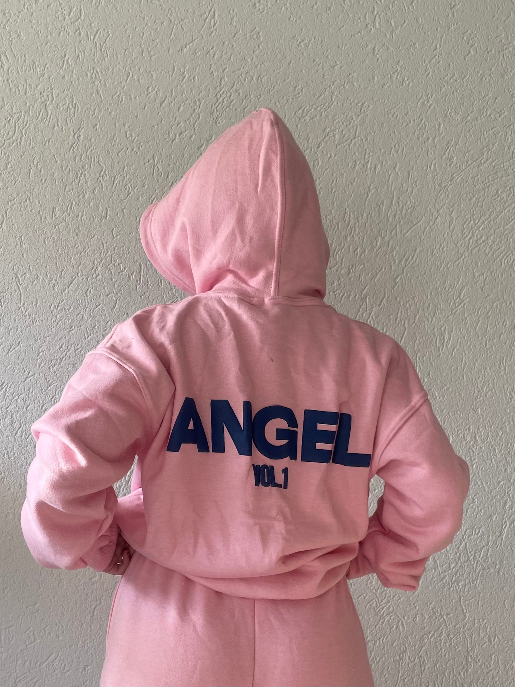 Angel Hoodie Pink