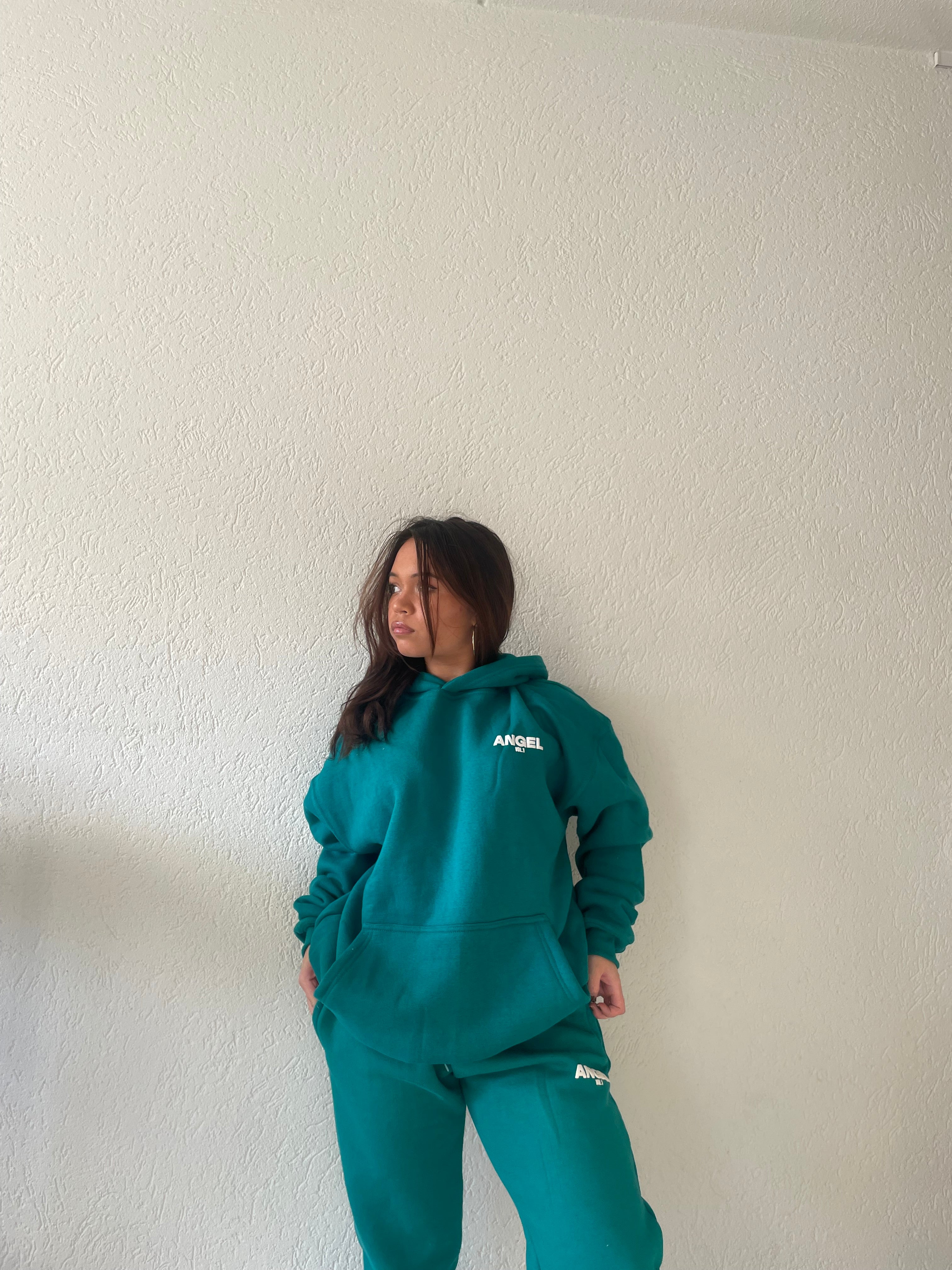 Angel Hoodie Green
