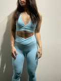 Limitless Sports Bra Suited Light Blue